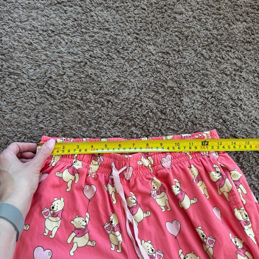 Disney Winnie the Pooh Pajama PJ Set 2 Piece Sleepwear Pants Top XS S - Picture 8 of 10
